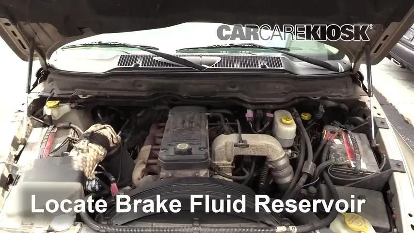 2004 Dodge Ram 2500 ST 5.9L 6 Cyl. Turbo Diesel Crew Cab Pickup (4 Door) Brake Fluid Add Fluid